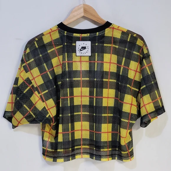 Nike Sportswear Futura Plaid Crop Top - Picture 4 of 10